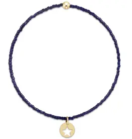 enewton Hope Classic Bracelet - Navy - Star Small Gold Disk