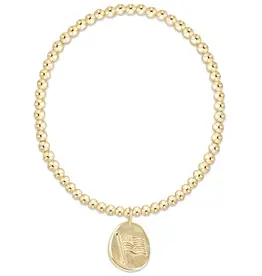 enewton Classic Gold 3mm Bracelet - Inspire America Gold Disk