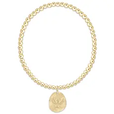 enewton Classic Gold 3mm Bracelet - Inspire America Gold Disk