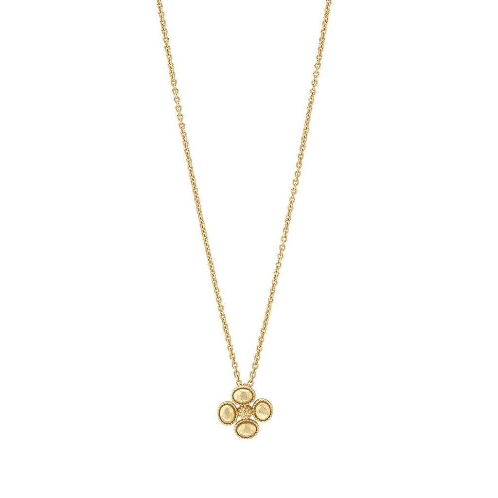 CAPUCINE DE WULF Berry Clover Double Sided Charm Necklace