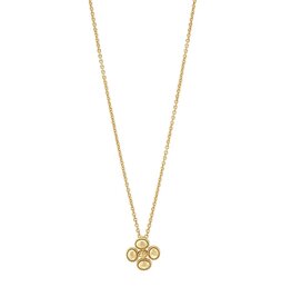 CAPUCINE DE WULF Berry Clover Double Sided Charm Necklace