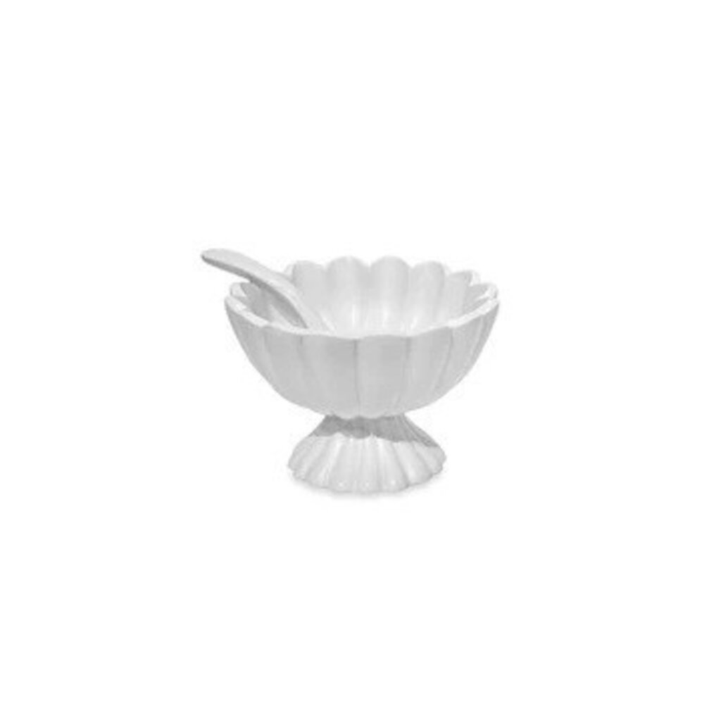 Beatriz Ball Vida Vienna Mini Pedestal With Spoon (White)