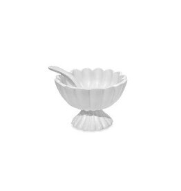 Beatriz Ball Vida Vienna Mini Pedestal With Spoon (White)