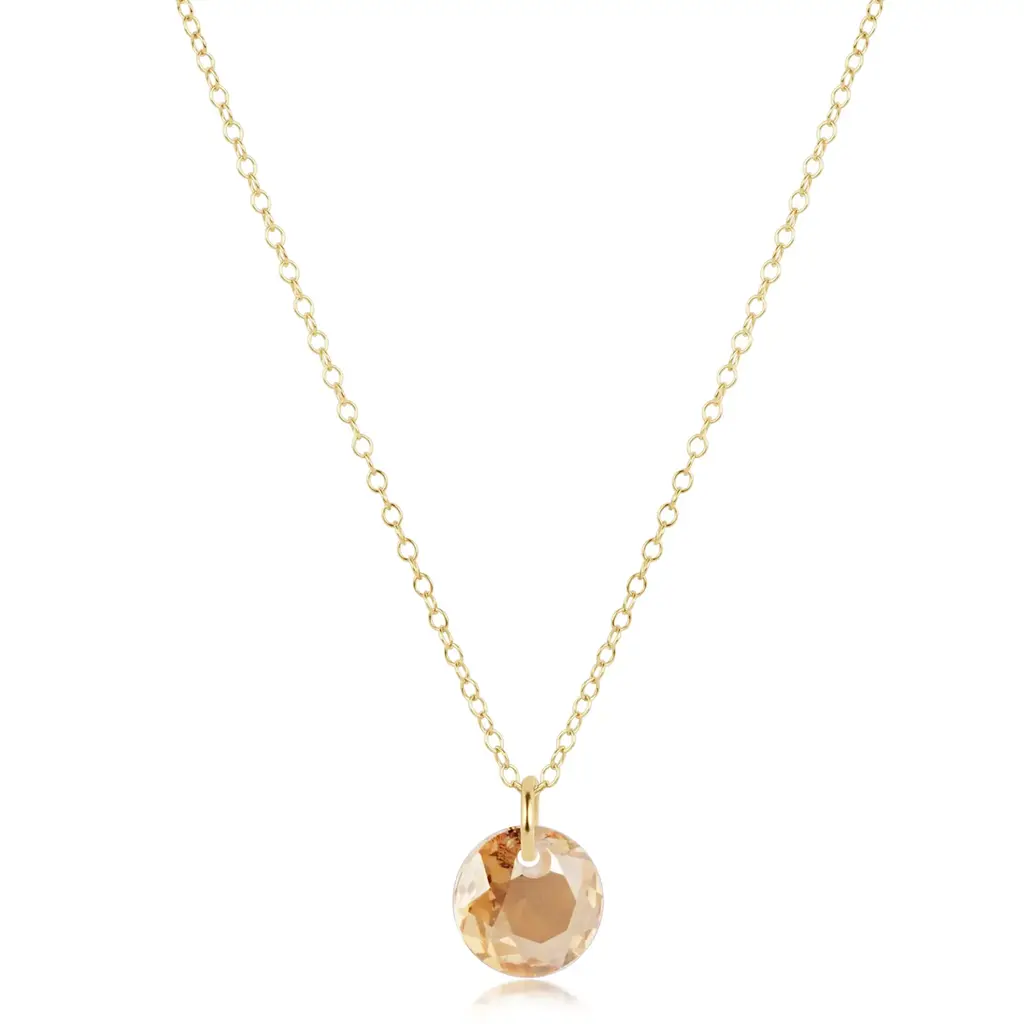 enewton 16" Necklace Gold - Reflection Small Charm