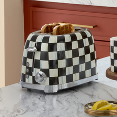 Mackenzie-Childs courtly check 2-slice toaster