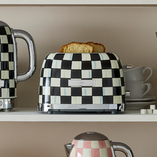 Mackenzie-Childs courtly check 2-slice toaster