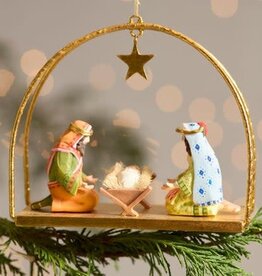 Patience Brewster Patience Brewster Nativity Family Ornament