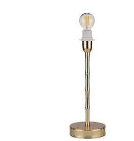 Bamboo Lamp Base Gold - 12"