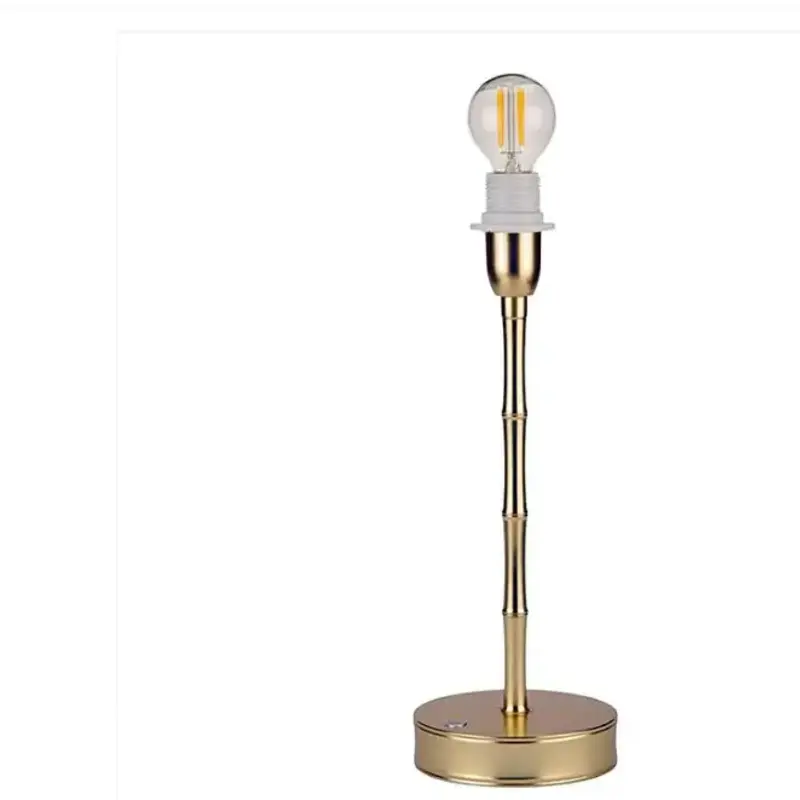 Bamboo Lamp Base Gold - 12"