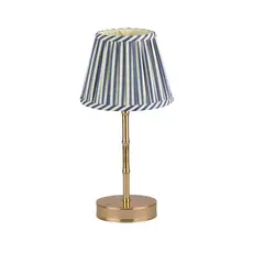 Navy Striped Lampshade - 6"