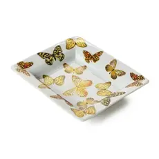 7 1/2"Butterfly Garden Decorative Tray