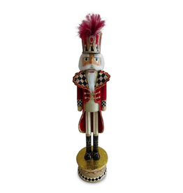 Mackenzie-Childs traditional christmas wood nutcracker