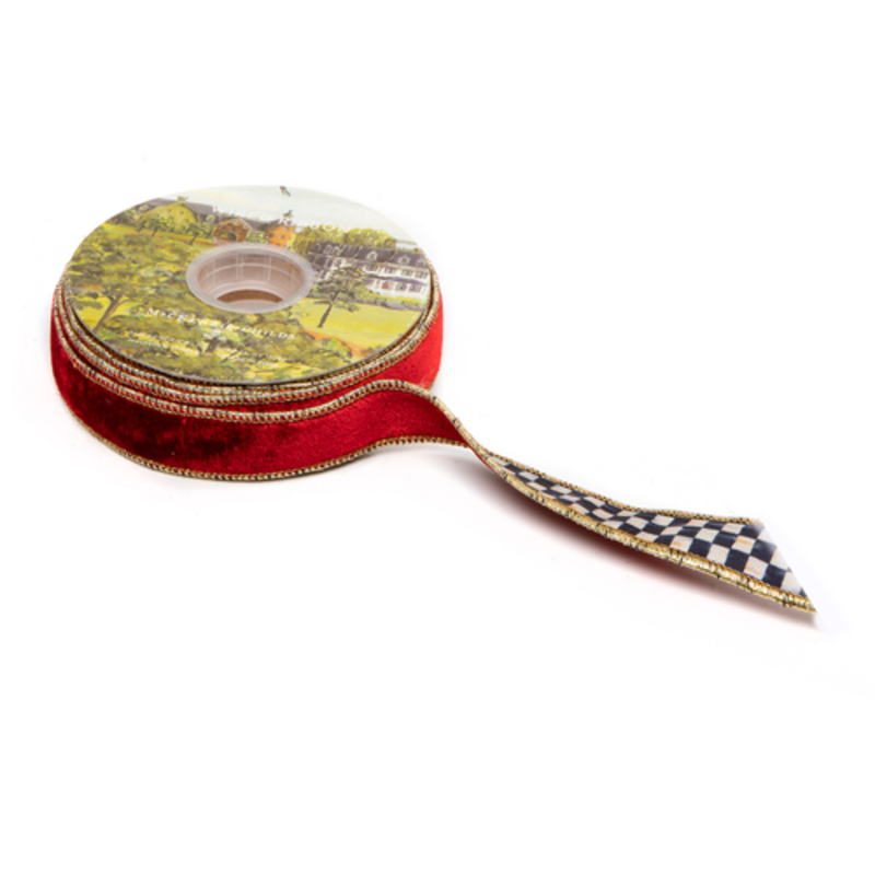 Mackenzie-Childs christmas magic 1" ribbon