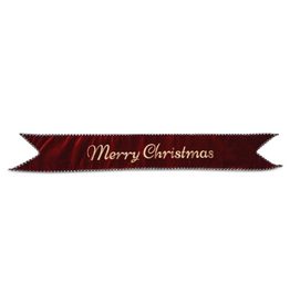 Mackenzie-Childs merry christmas red banner