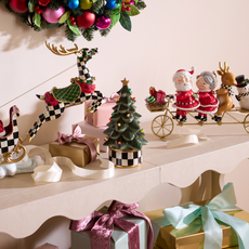 Mackenzie-Childs granny kitsch illuminated retro tree