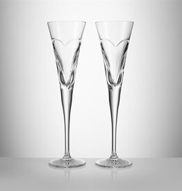 Waterford Celebrations Toast Flute Love Romance , Pair