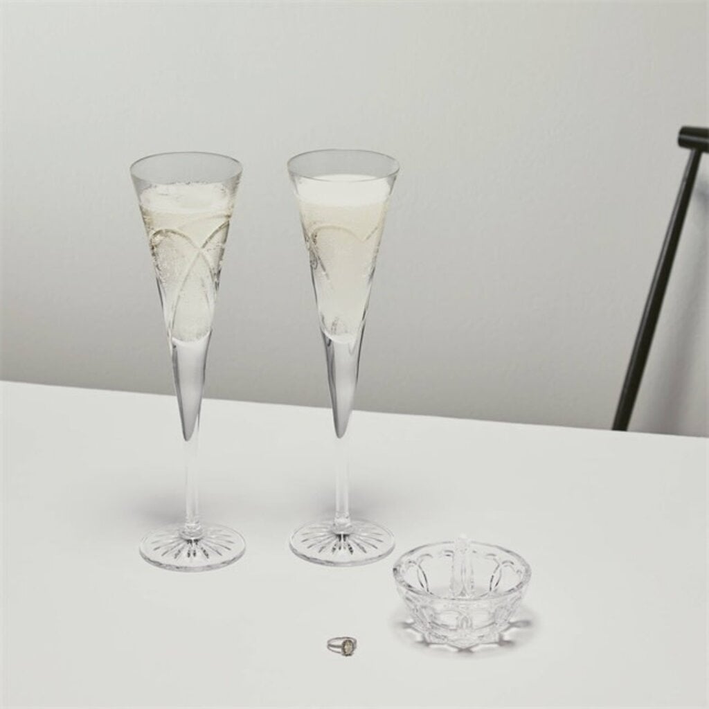 Waterford Celebrations Toast Flute Love Romance , Pair
