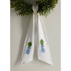 60" Topiaries Wreath Sash