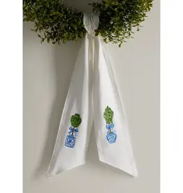 60" Topiaries Wreath Sash