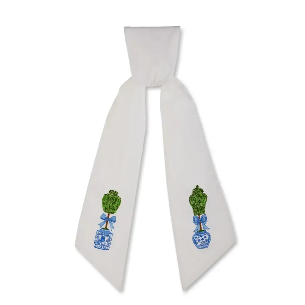 60" Topiaries Wreath Sash