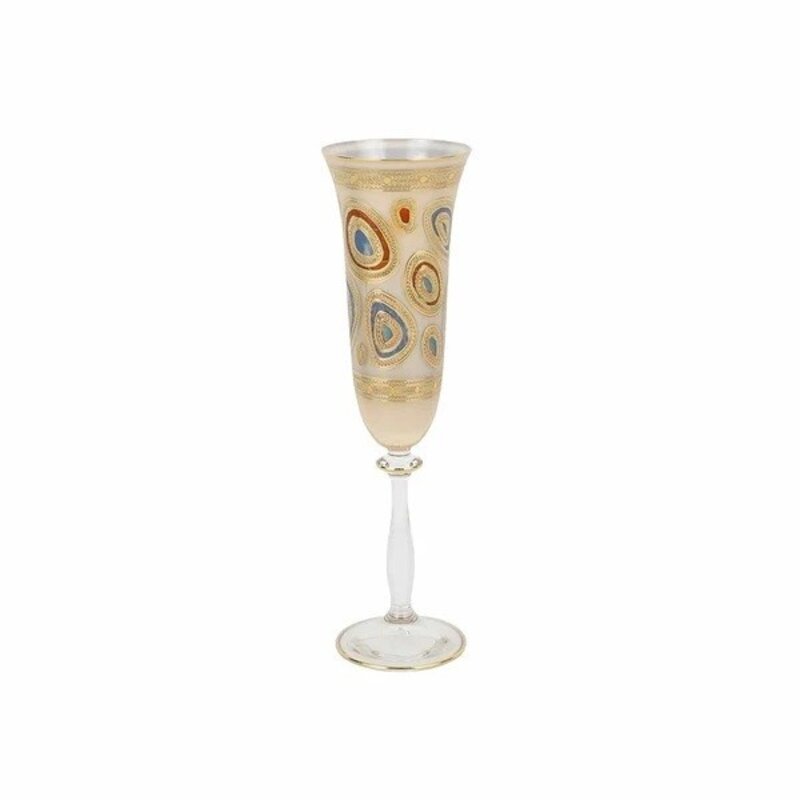 Vietri Regalia Cream Champagne Glass
