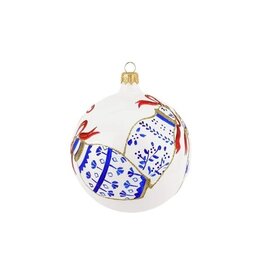 Vietri Blue and White Ginger Jars Ornament
