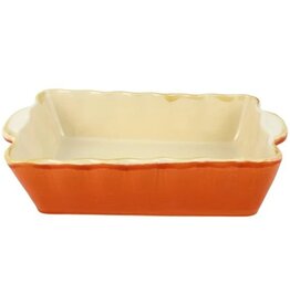 Italian Bakers Orange Medium Rectangular