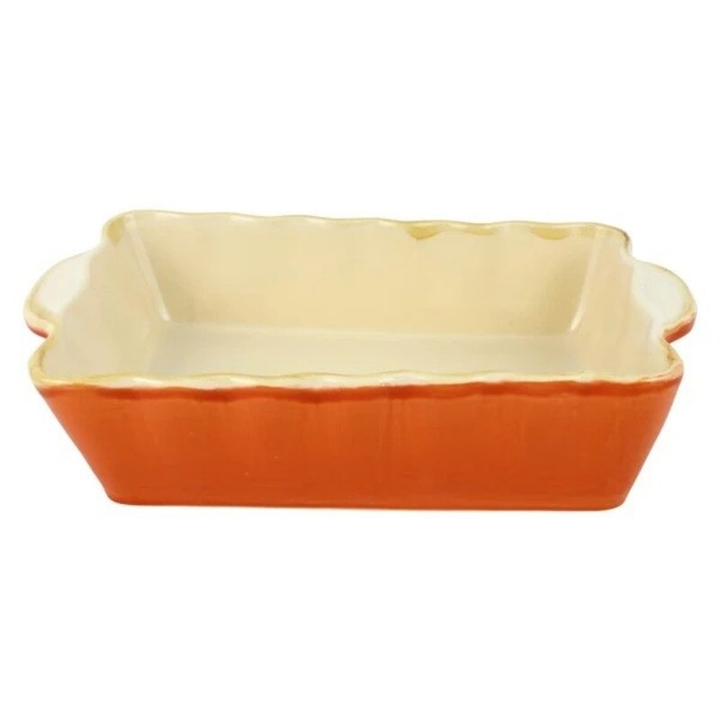 Italian Bakers Orange Medium Rectangular