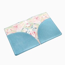 Metallic Light Blue Mahjong Card Folio