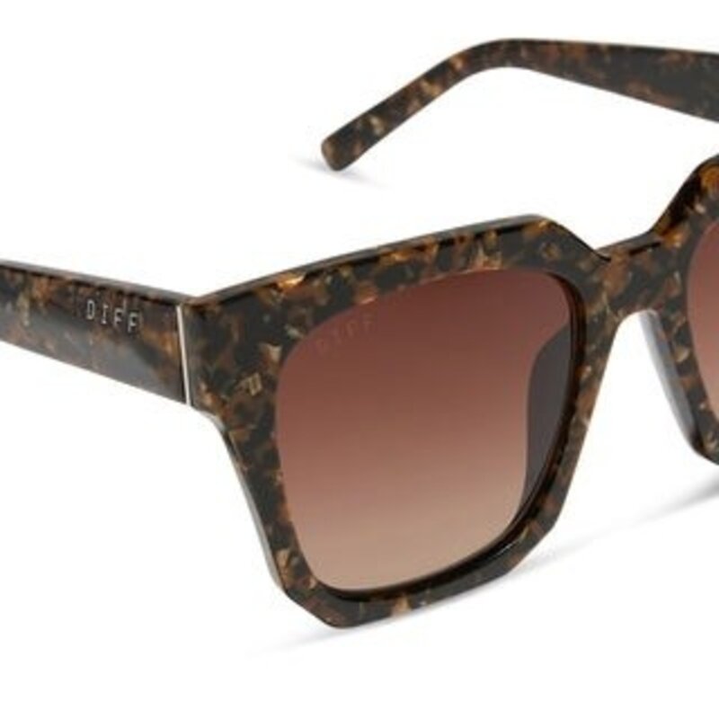 ariana glitter tortoise + brown grad. pol