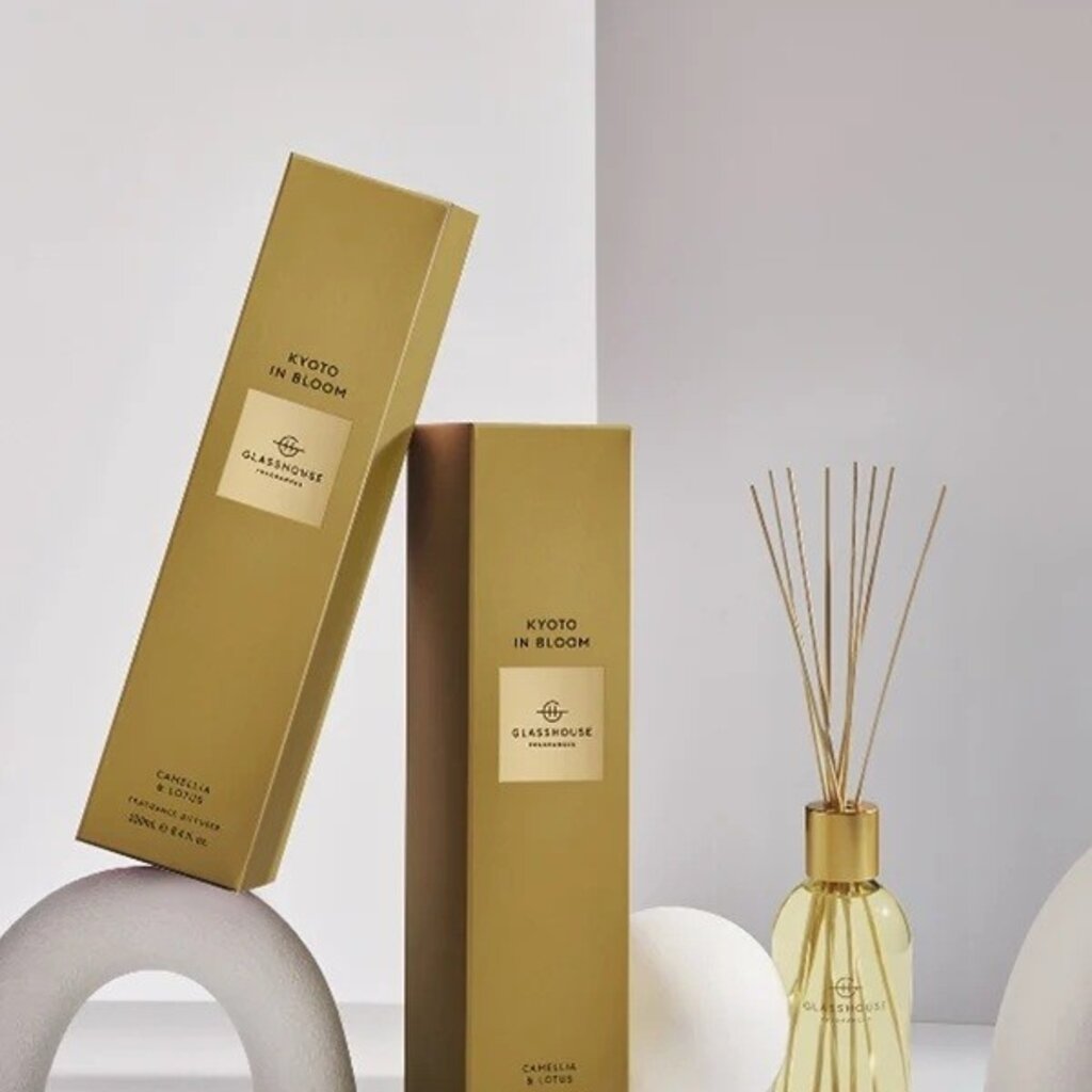 Glasshouse Fragrances 8.4 fl.oz. Diffuser - KYOTO IN BLOOM