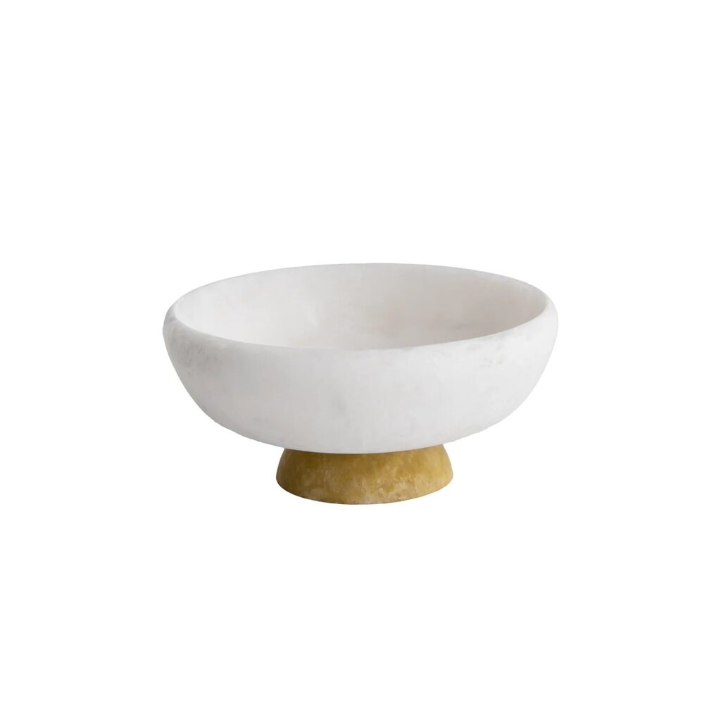 Sorbet Medium Rnd Bowl w/base, coconut/Matcha