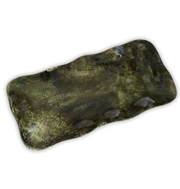Beatriz Ball Malachite Long Rectangular Tray, Green