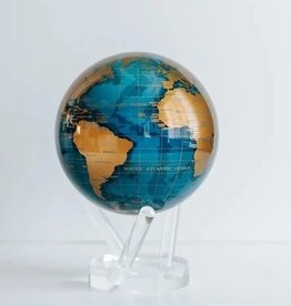 MOVA  International Ocean Blue Relief Map Globe, 6 inch
