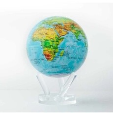 MOVA  International Ocean Blue Relief Map Globe 6"