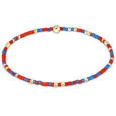 enewton GAMEDAY HOPE UNWRITTEN  BRACELET - BRIGHT ORANGE /COBALT
