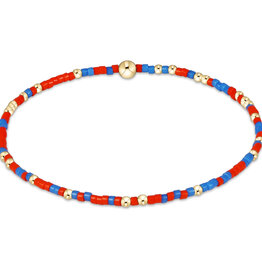 enewton GAMEDAY HOPE UNWRITTEN  BRACELET - BRIGHT ORANGE /COBALT