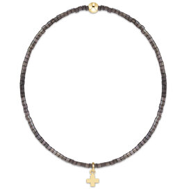 Hope Classic Moonlight Bracelet - Signature Cross Small Gold Charm