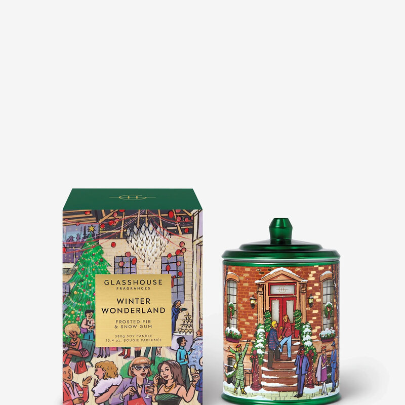 Glasshouse Fragrances 13.4 oz. Candle -Winter Wonderland