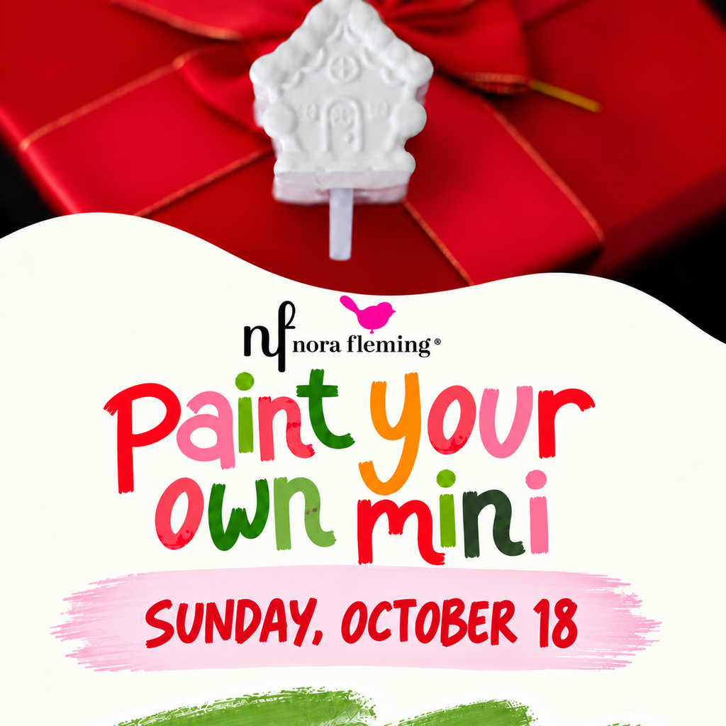 nora fleming Paint Your Own Mini Event | Sunday | October, 18 | 1-3 PM