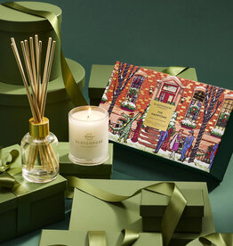 Glasshouse Fragrances 7.05 oz. Candle, 5.07 fl. Oz. Diffuser Hamptons Gift Set