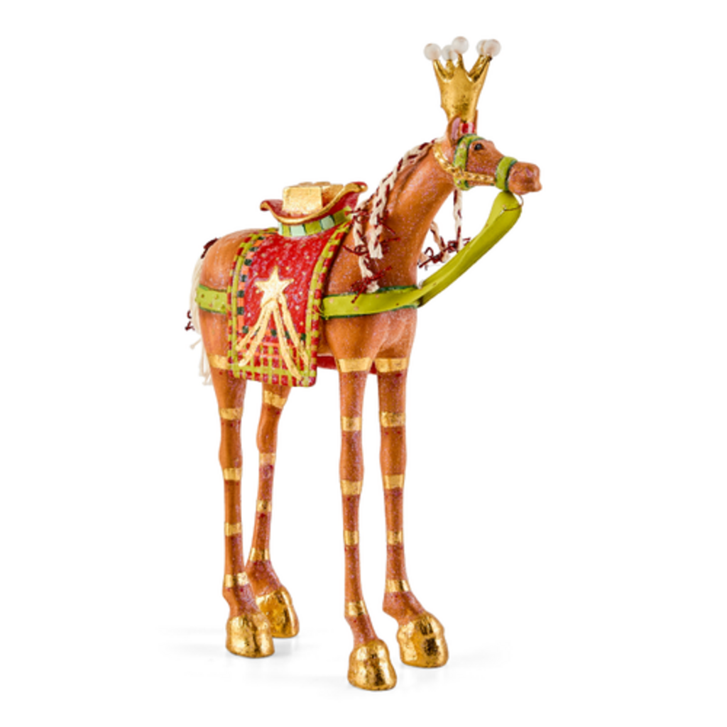 Mackenzie-Childs patience brewster nativity golda the horse figure