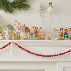 Mackenzie-Childs patience brewster nativity mother & baby donkey figures