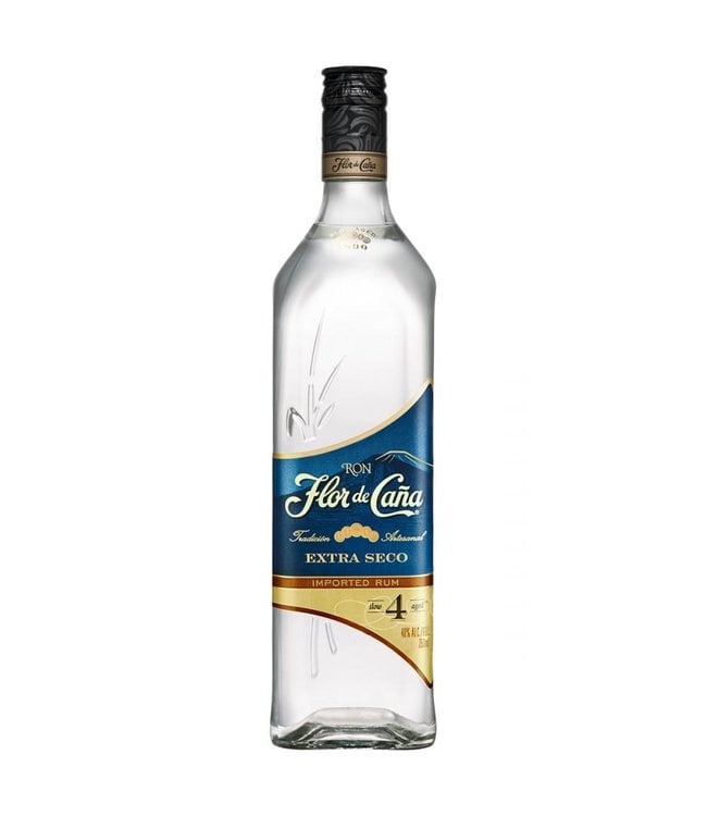 FLOR DE CANA RUM WHITE EX SECO 4YR 750ML