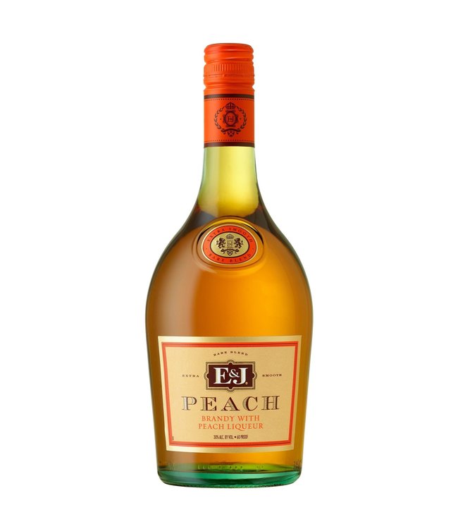 E&J BRANDY PEACH LIQ 60 750ML