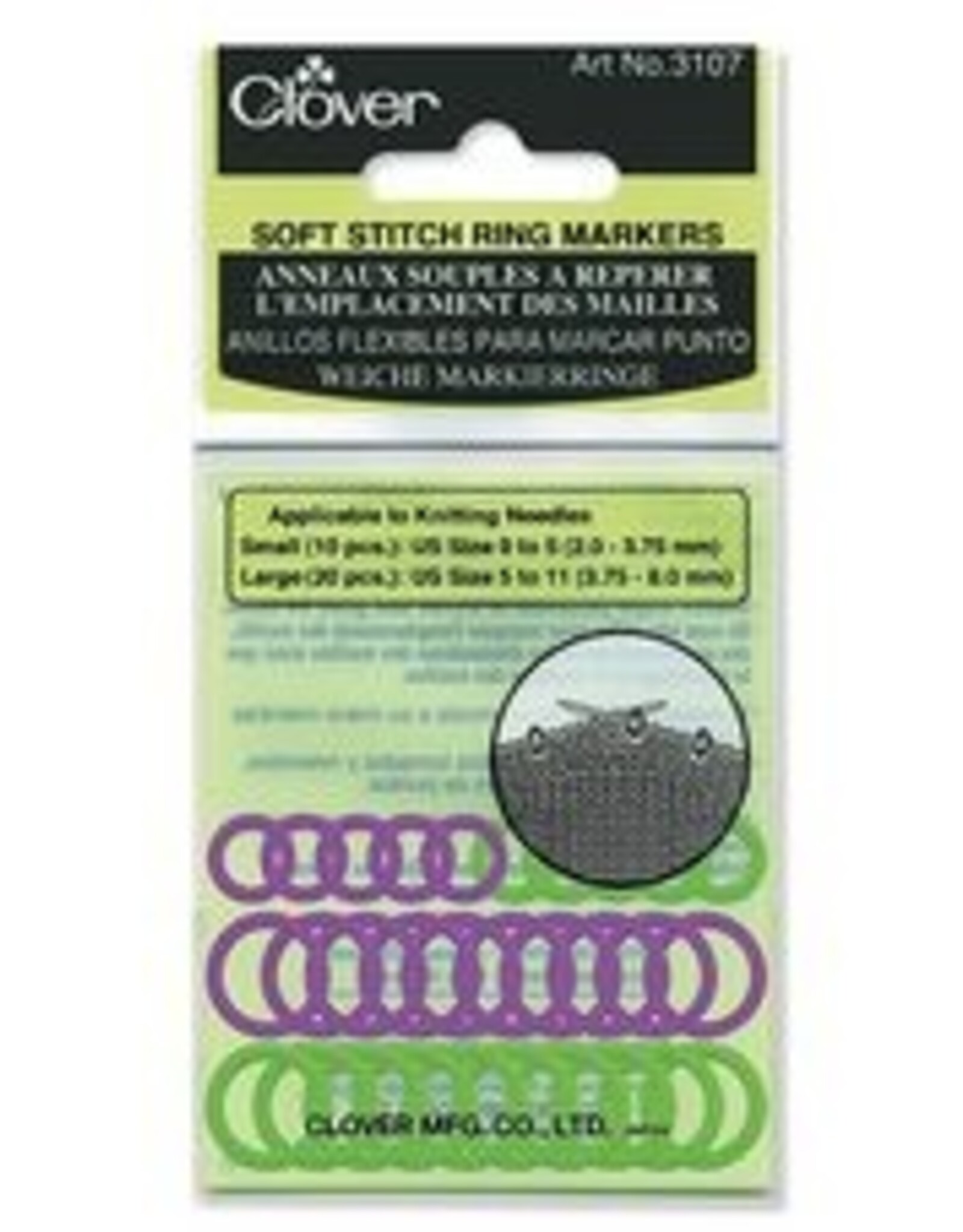 Clover Soft Ring Markers Assorted