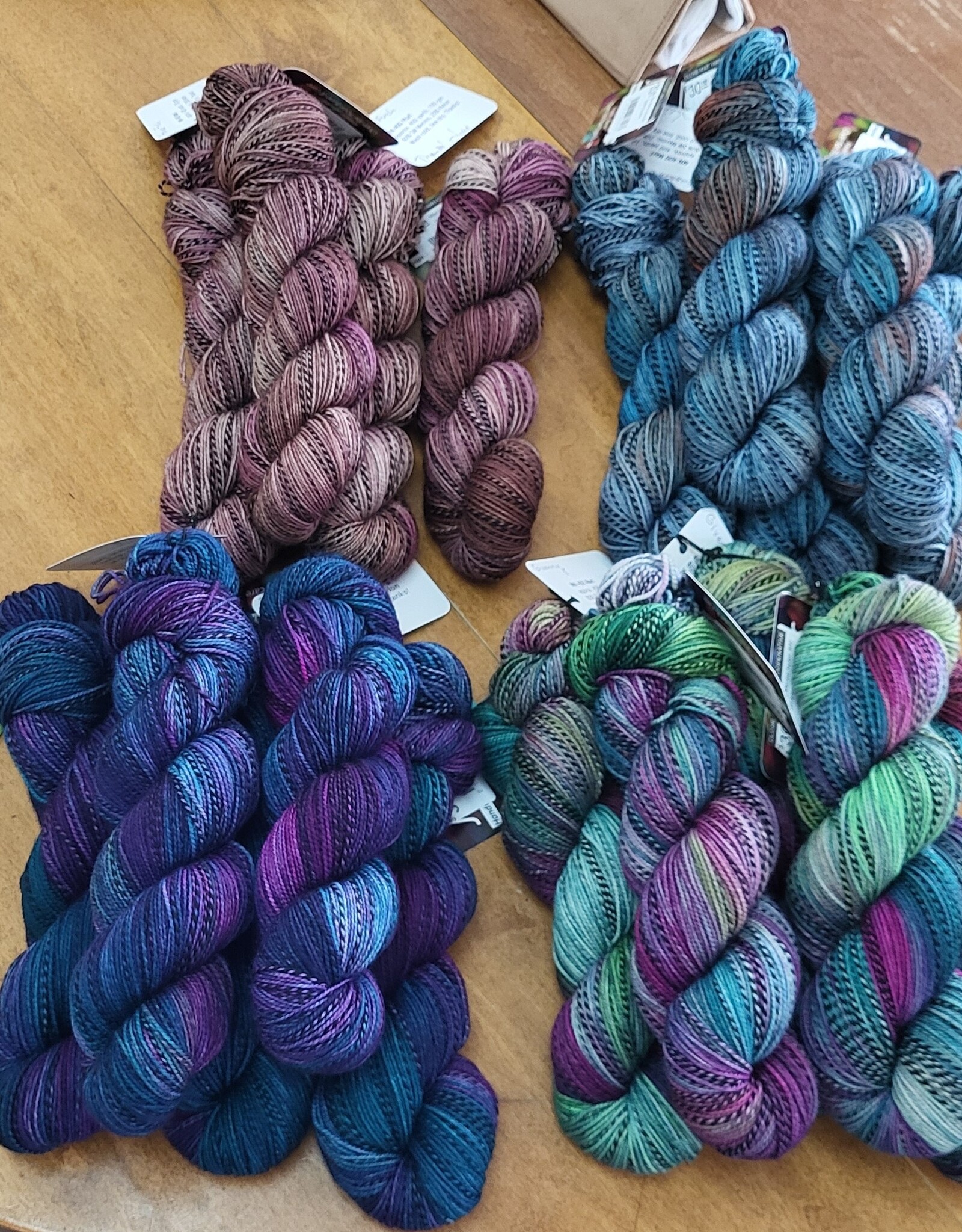 JulieSpins Marl Merino Nylon 400