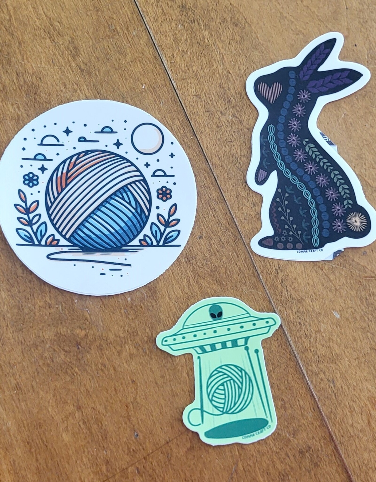 Comma Craft Co Sticker