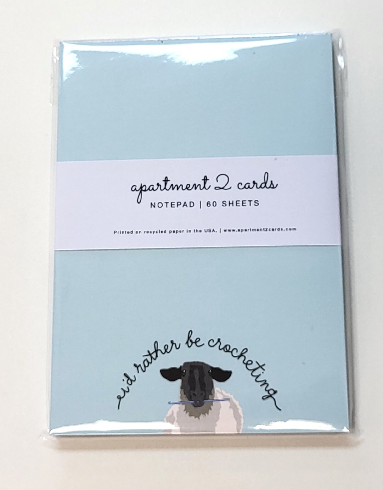 Apartment 2 Cards Notepad