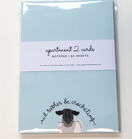 Apartment 2 Cards Notepad